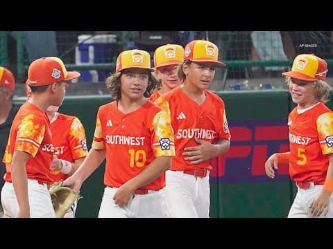 'Super excited' | Needville Little League team looking to go all the way in Little League World Seri