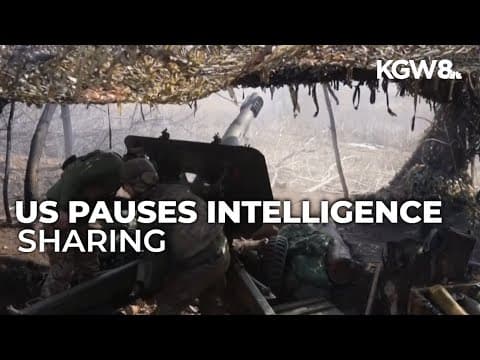 US pauses sharing war-related intelligence with Ukraine