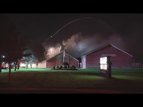 Columbus church plans to rebuild following fire that damaged sanctuary