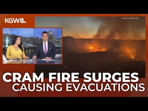 Cram Fire near Madras grows to 4,500 acres; Level 3 evacuations in place