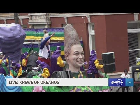 Grand Marshal and singer Vince Vance rolls again with the Krewe of Okeanos Uptown