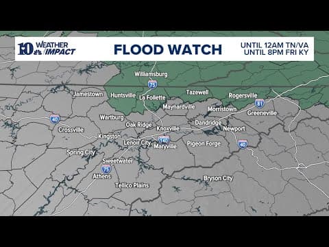 Watch Live || Tracking heavy rain in parts of East TN and Southeast KY