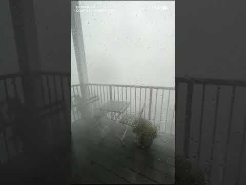 #KARE11 viewer video shows strong wind and hail from storms hitting western WI & MN #shorts