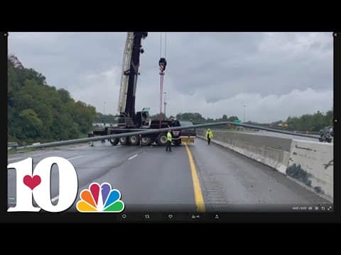 TDOT: Crews working to remove utility pole on I-40 East at the I-640 split in Knox County