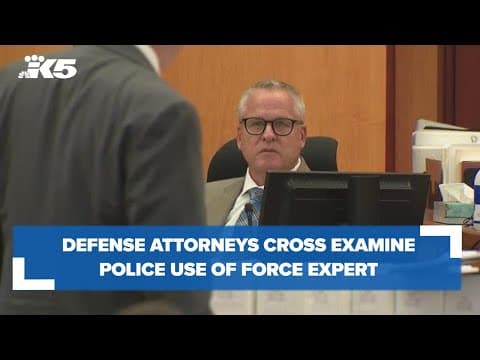 Use of force expert cross examined by defense attorneys in death of Manuel Ellis trial