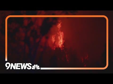 Nearly 600 homes evacuated due to wildfire near Deer Creek Canyon