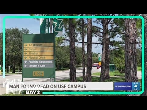 Man found dead on USF campus, police say