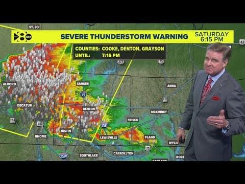 DFW Weather: Possible severe storms enter North Texas, tracking the latest forecast