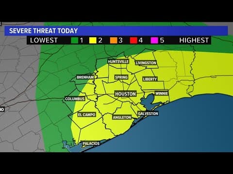 Houston, Texas severe weather live radar | Track strong storms, tornadoes