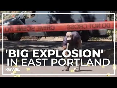 Police respond to suspected 'explosion' in East Portland neighborhood