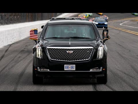 VIDEO: Donald Trump pace lap at Daytona 500