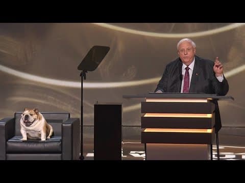 West Virginia's governor's dog steals the show at the RNC