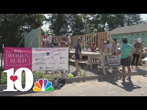 Women help Habitat for Humanity build a home in Strawberry Plains
