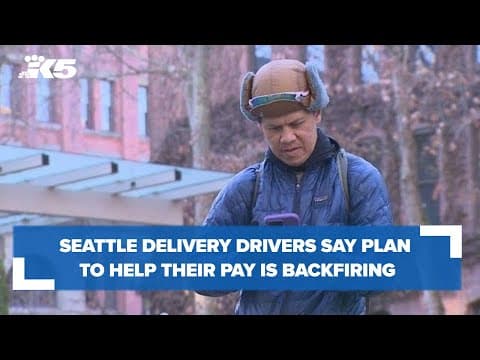 Seattle ordinance intended to help app delivery workers is 'hurting' them