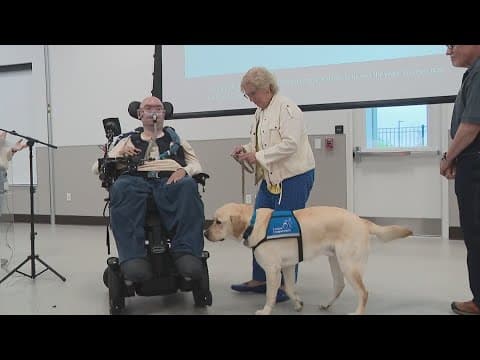 Canine Companions graduates dozens of dogs to help people with disabilities