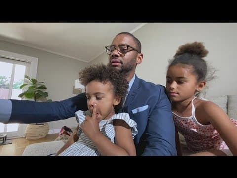 Superhero dad writes children's book for daughters on Father's Day