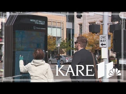 New kiosks in downtown Minneapolis help visitors navigate city