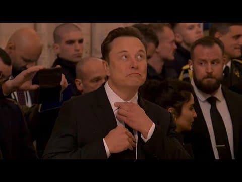 Elon Musk attends Notre Dame reopening ceremony (Dec. 7, 2024)