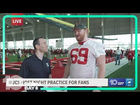 Cody Maunch enjoying first Bucs training camp
