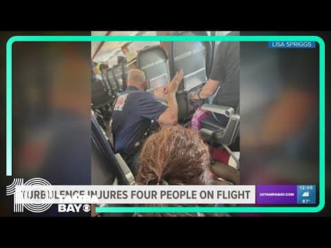 4 people injured after turbulence on Allegiant flight