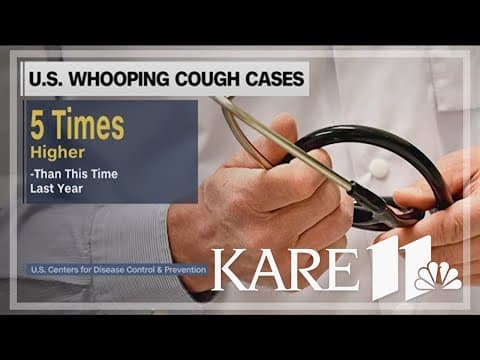 Health experts warn whooping cough on the rise in the U.S.