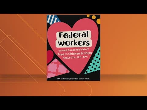 Free lunch for federal workers at participating Nando's