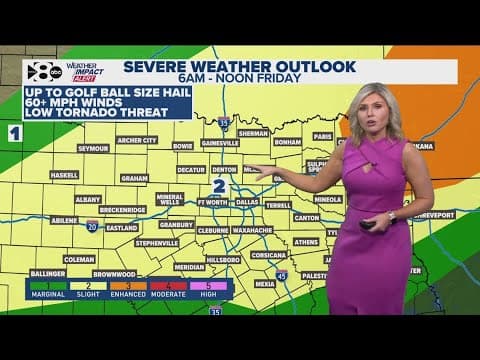 DFW Weather | More severe weather on the way this weekend in 14 day forecast