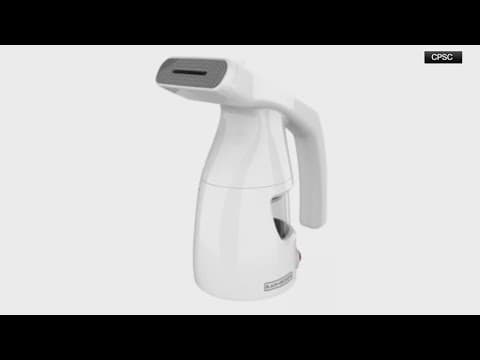 Garment steamer recall expanded