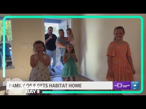 Local family of 6 gets new home