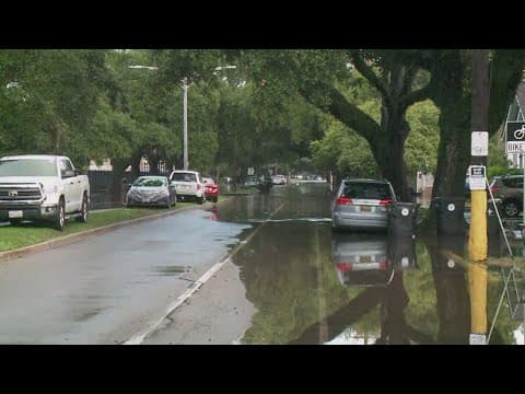 Mid City sees rainfall over 5 inches, neighborhood streets flooded
