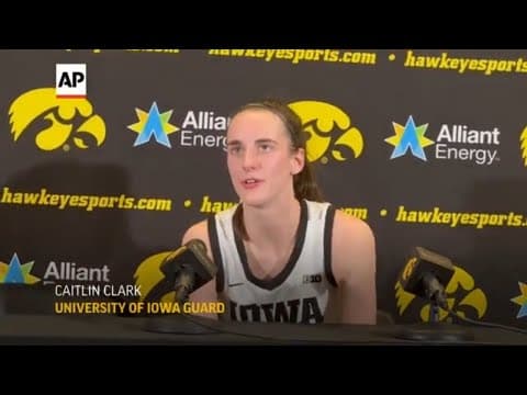 Basketball star Caitlin Clark on breaking NCAA women's career scoring record