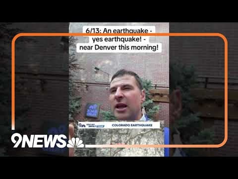 Earthquake Reported in Dacono Near Denver