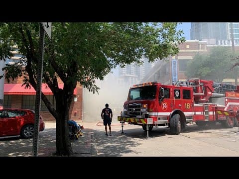 Largest Hooters in the world catches fire in Downtown Dallas