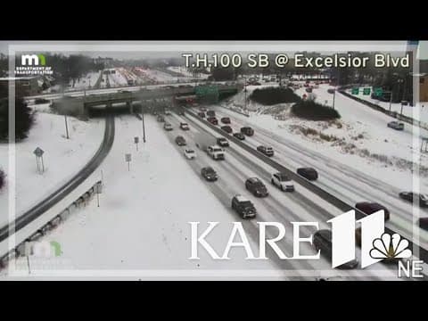Dozens of crashes reported throughout Twin Cities Friday evening