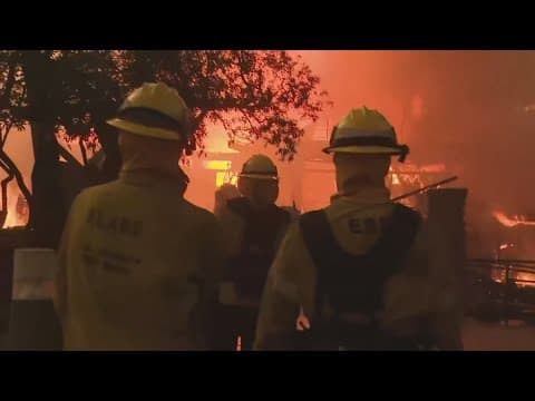 Wildfires raging near Los Angeles