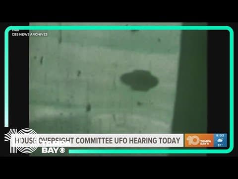 House oversight committee to hold UFO hearing today