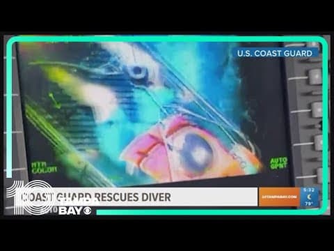 US Coast Guard in Clearwater rescues diver