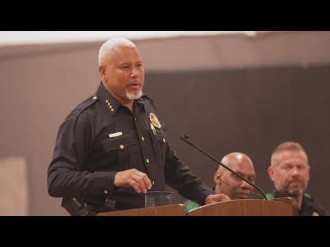 Dallas Police Chief addresses safety concerns with residents