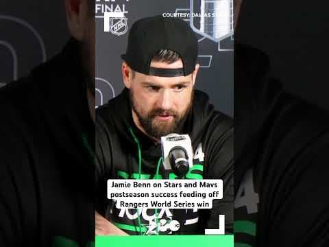 Jamie Benn talks about Stars, Mavs postseason success after Rangers World Series win