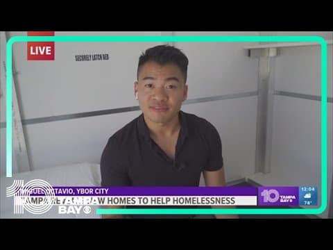 Tampa unveils 100 new tiny homes to help those facing homelessness