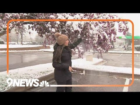 Snow falls across Colorado impacting travel