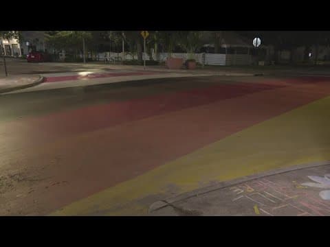 Protest planned at rainbow mural on Central Avenue as removal looms