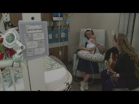 Music therapy helps NICU babies thrive