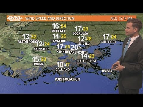 New Orleans Weather: Chilly days, cloudy for eclipse