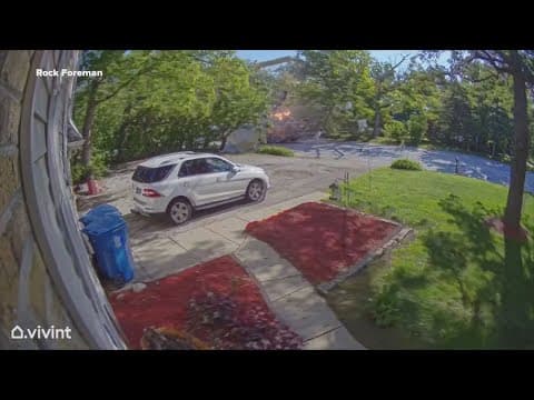 Truck explodes while driving down street in Chicago suburb