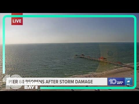 Pier 60 fully reopens after damage from Hurricane Idalia