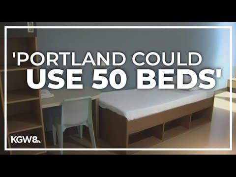 Portland city council prepares to vote on new sobering beds