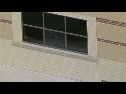 Bullet shatters window at North Texas elementary school