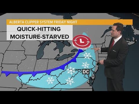 Another brush with winter weather this weekend in the DMV?