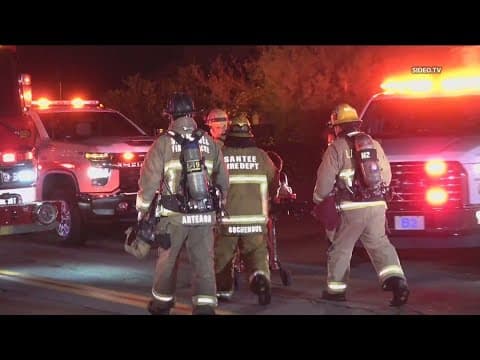 One woman dies, three other escape El Cajon house fire